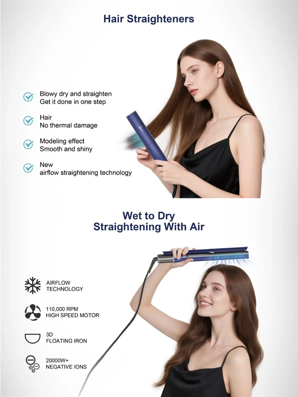 High-Speed Blow-Dry Straightener: Revolutionize Your Hair Routine best